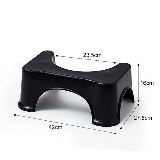 1Pcs Anti-Slip Toilet Stool Squatting Foot Stool Non-Skid Step Stool for Adults Kid Elderly Pregnancy Bathroom Squat Potty Stool