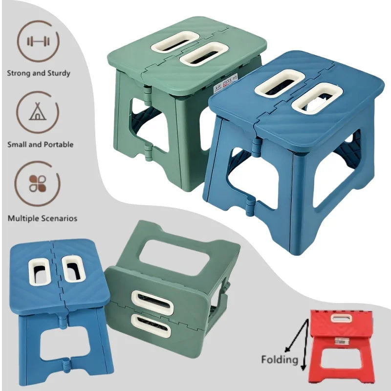 Portable Outdoor Camping Chair Foldable Folding Stool Aldult Children's family Small Stool Ultralight Portable Fishing Chair