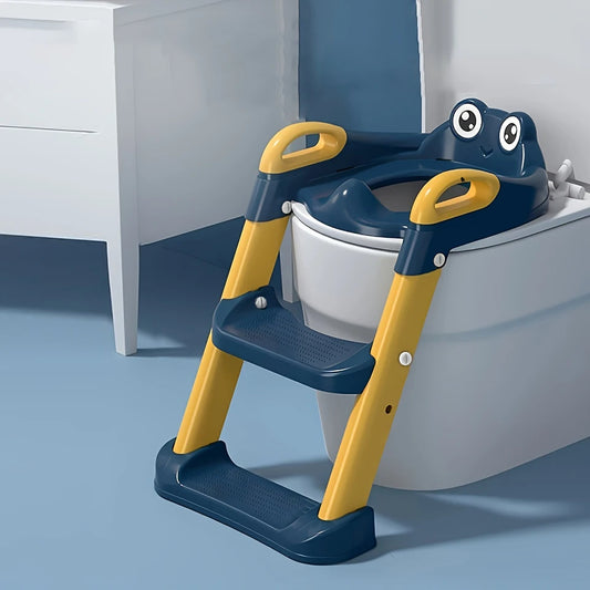 Baby toilet training ladder stool, foldable children's toilet ladder stool with anti slip pad, Christmas gifts