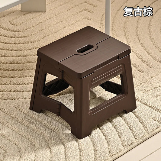 Outdoor Easy To Carry and Simple To Install Plastic Folding Stool Outdoor Fishing Camping Stool Telescopic Stool Stable Bearing