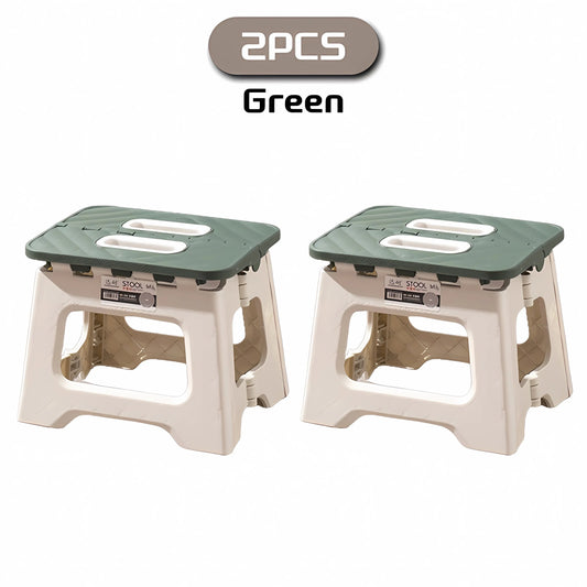 Folding Stool Household Lightweight Leisure Fishing Stool Children Utility Small Bench Outdoors Portable Non-Slip Plastic Chair