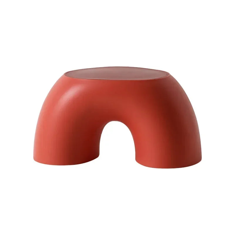 Stool Plastic Rainbow Shape Footstool Safety Kids Step Stool Seat For Living Room Indoor Furniture Children'S Stool Toy