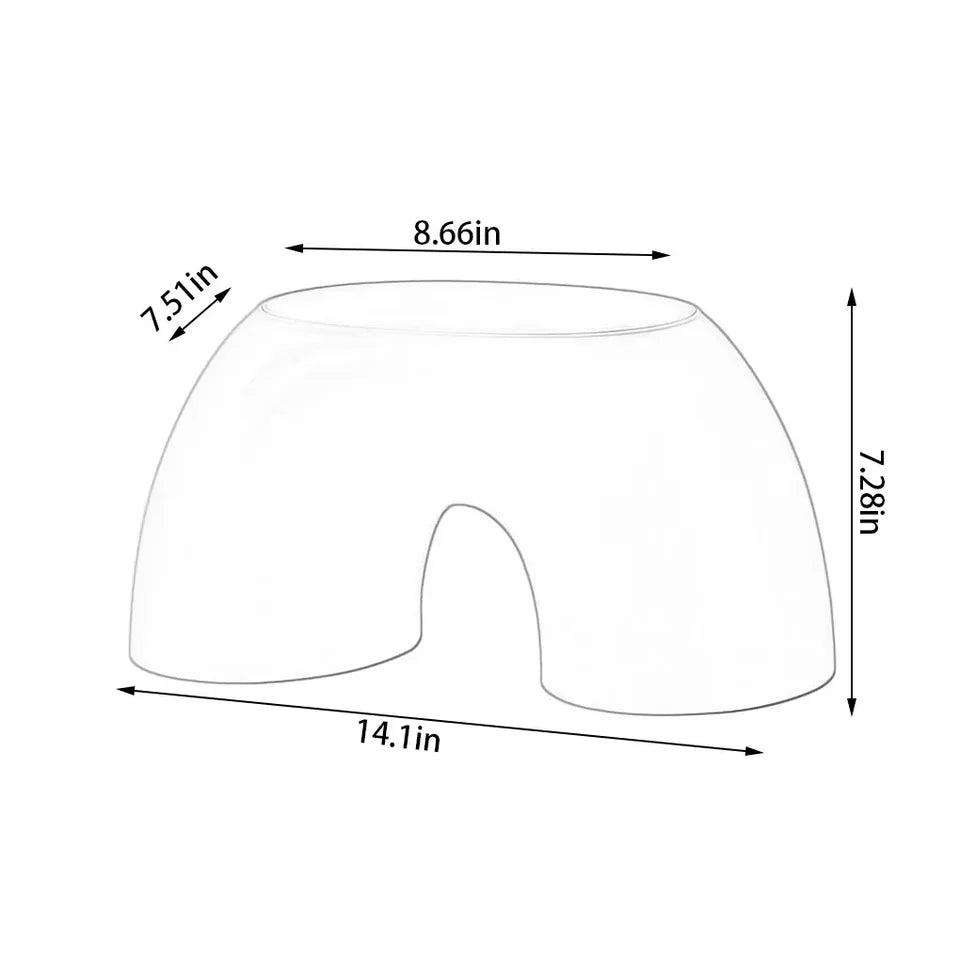 Stool Plastic Rainbow Shape Footstool Safety Kids Step Stool Seat For Living Room Indoor Furniture Children'S Stool Toy